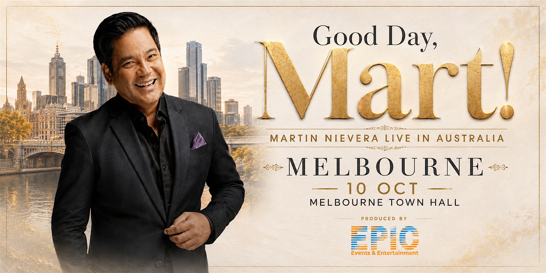 Martin Nievera (GOOD DAY MART!) Live in Melbourne