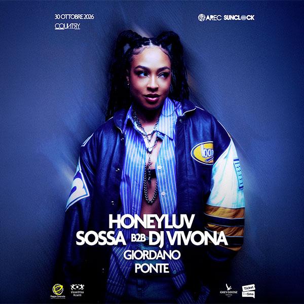 Sunclock + Arec present: HoneyLuv + Sossa b2b DJ Vivona