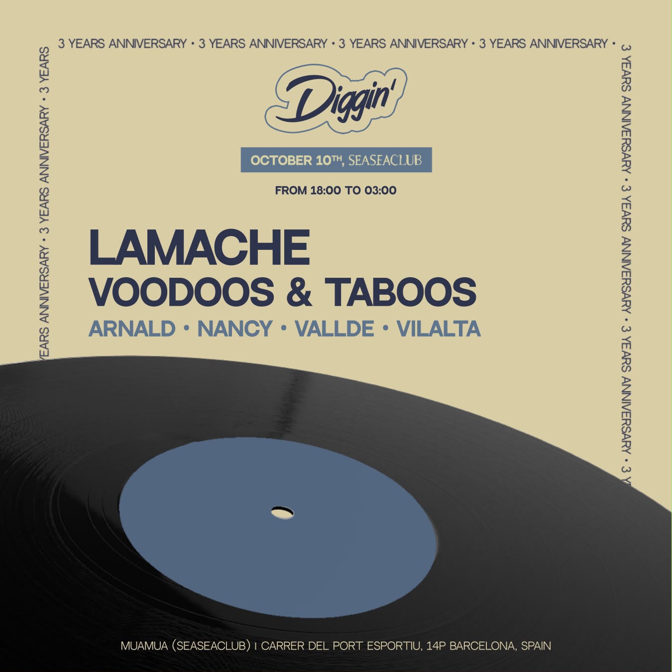 Diggin' pres. Lamache and Voodoos & Taboos. (MUAMUA)