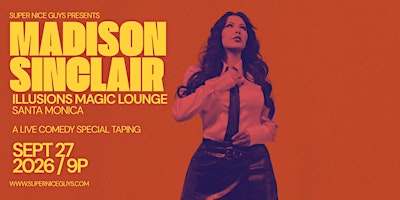 Madison Sinclair: Comedy Special Taping