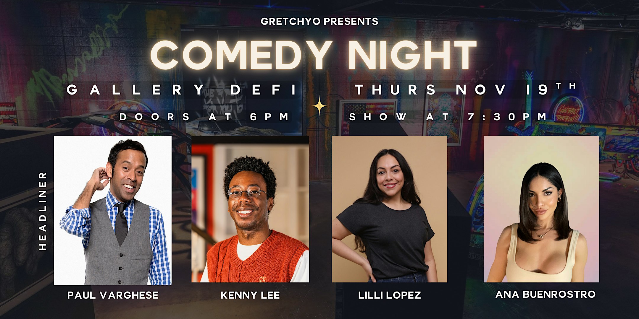 Comedy Night at Gallery DeFi