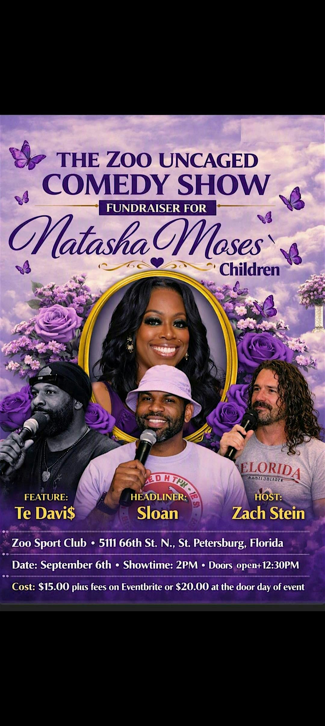 Zoo Uncaged Comedy Show Fundraiser For Natasha's Children