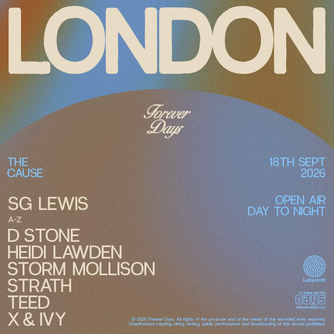 SG Lewis presents Forever Days