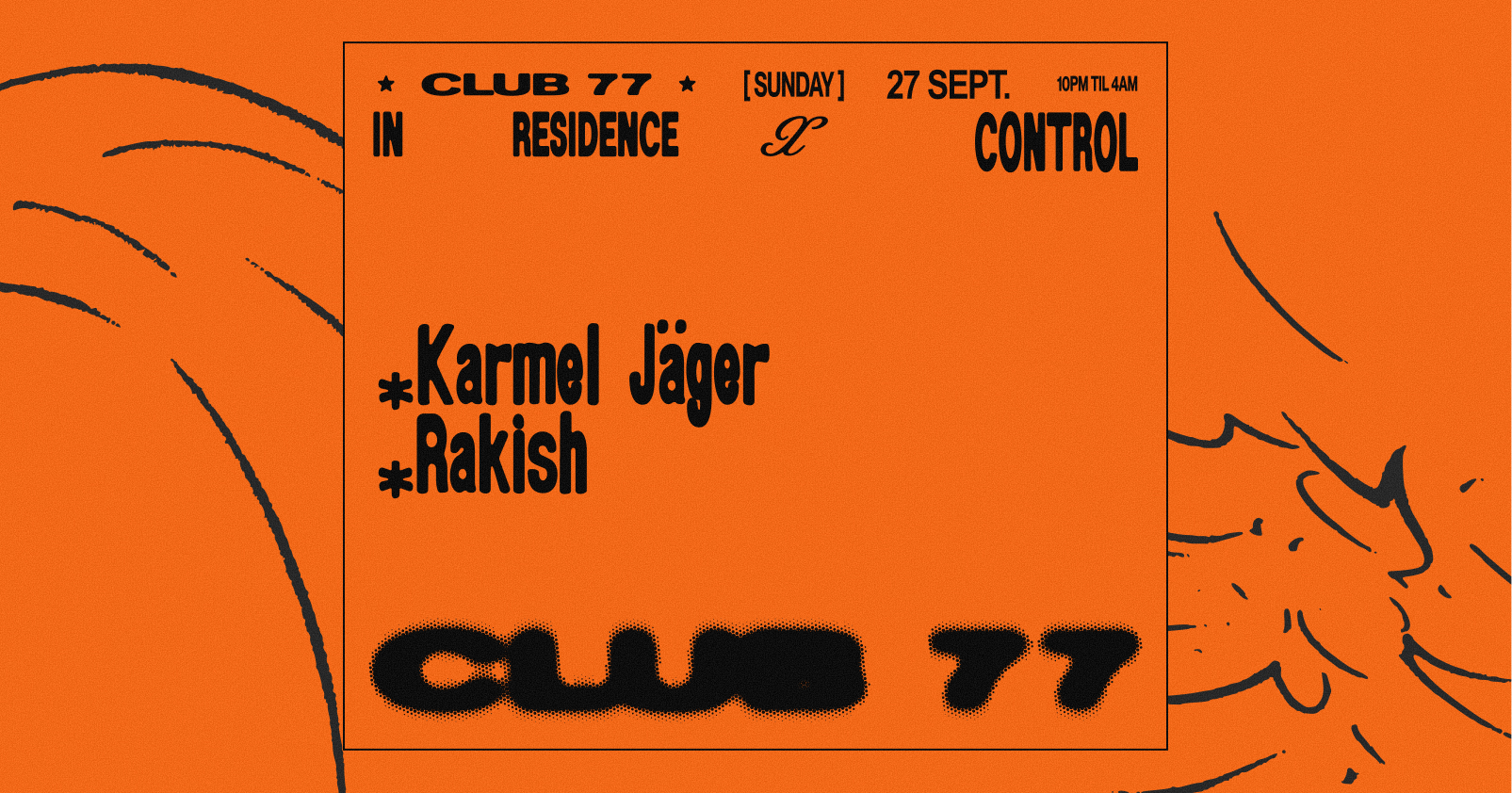 77 x Control: Karmel Jäger, Rakish