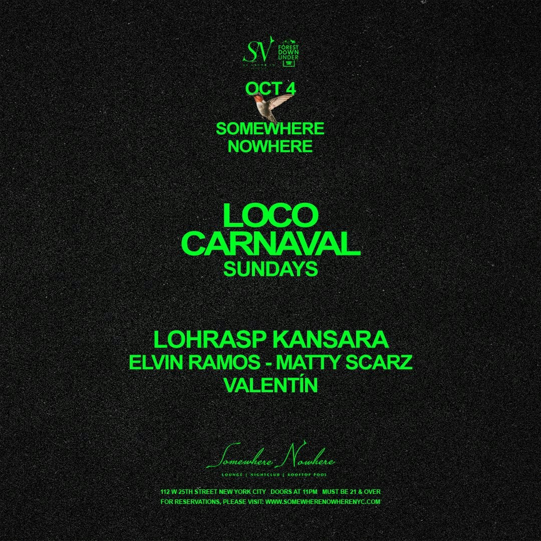 Loco Carnaval: Lohrasp Kansara, Elvin Ramos, Matty Scarz and Valentín