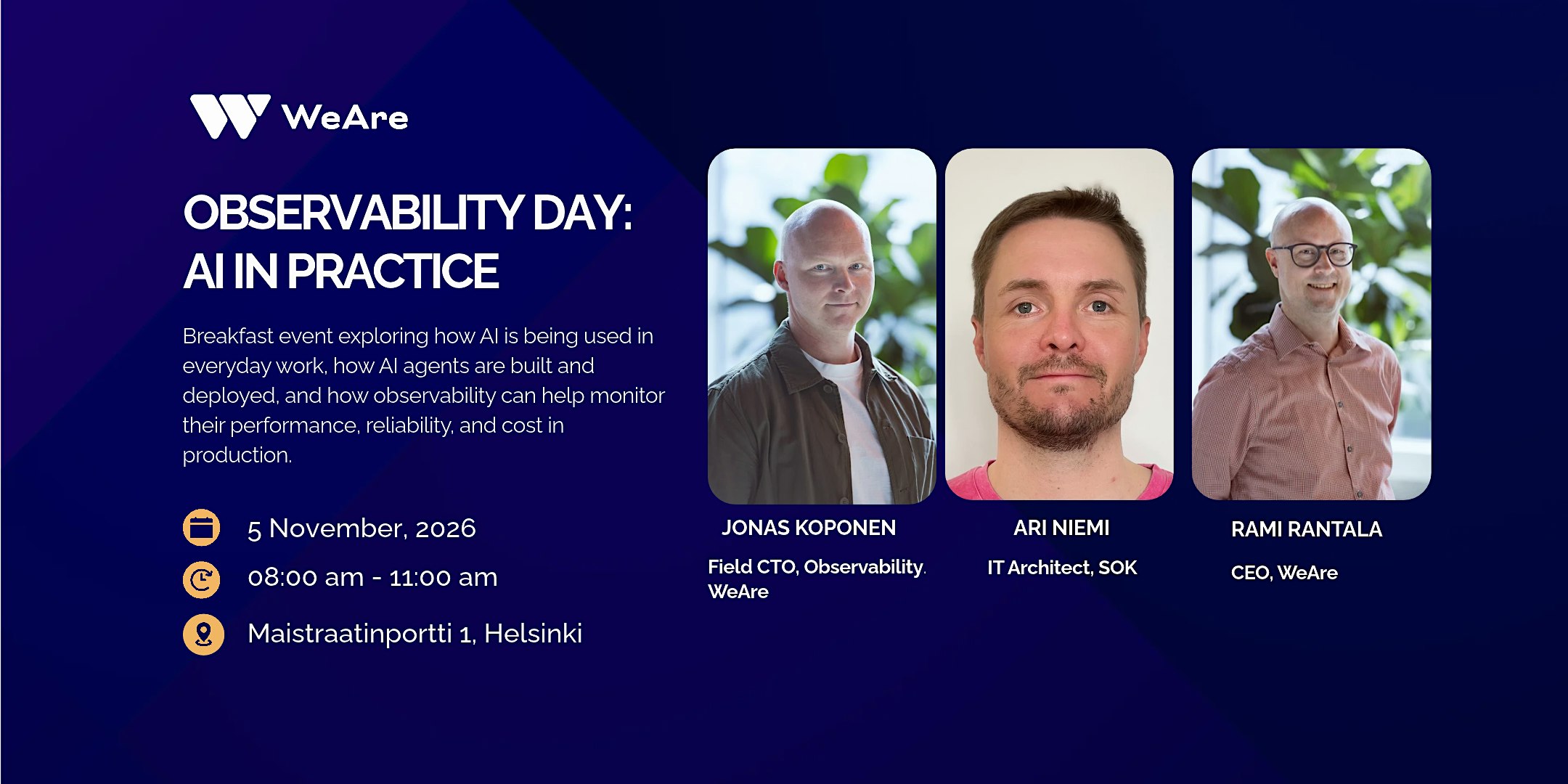 Observability Day: AI in Practice - Building, and Monitoring AI Agents