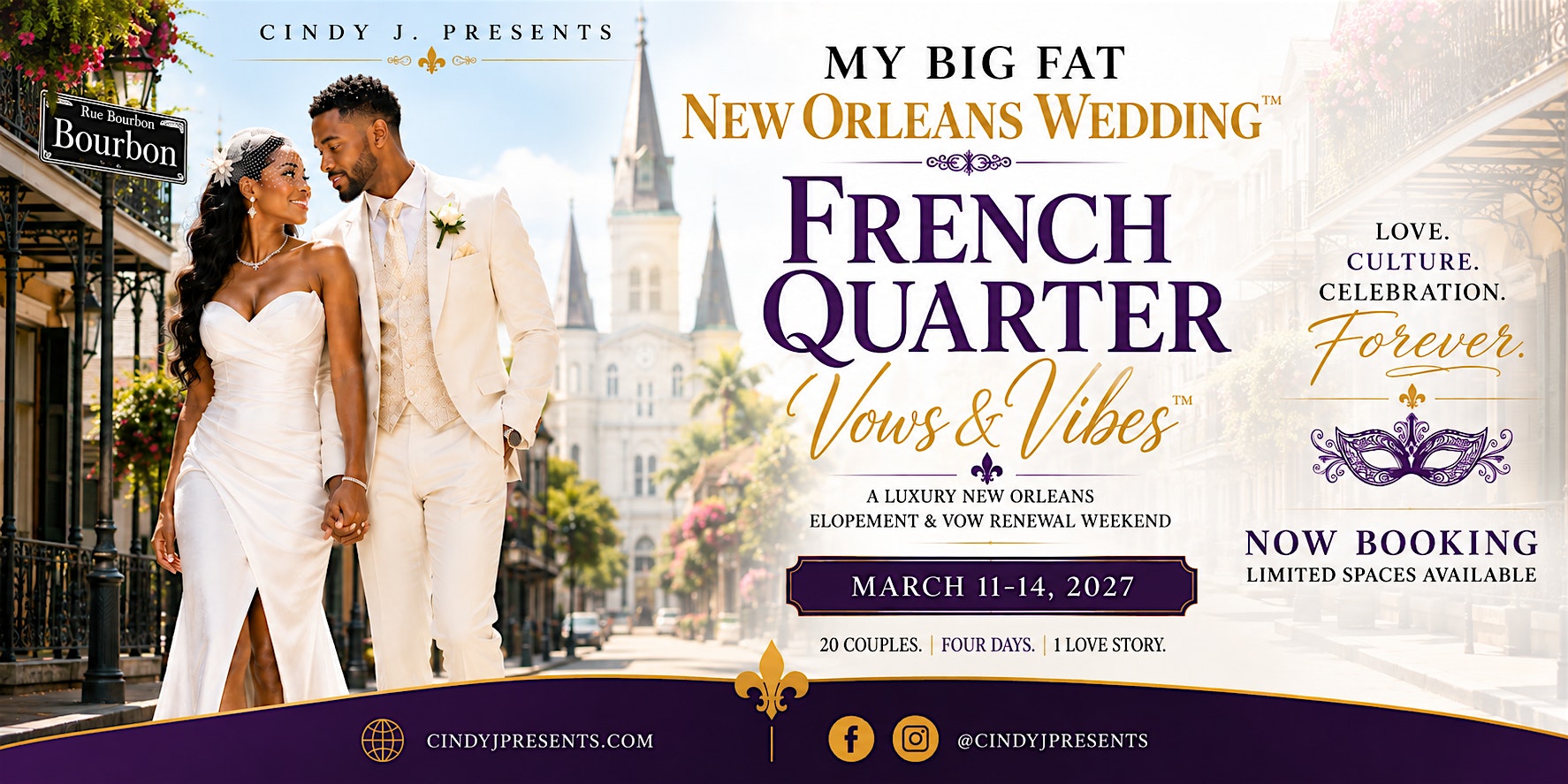 My Big Fat New Orleans Wedding - French Quarter | Vibes & Vows