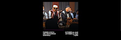 Fareed Ayaz and Abu Muhammad Qawwali (Friday)