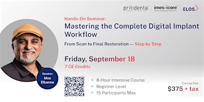 Mastering the Complete Digital Implant Workflow with IMES-ICORE and ELOS