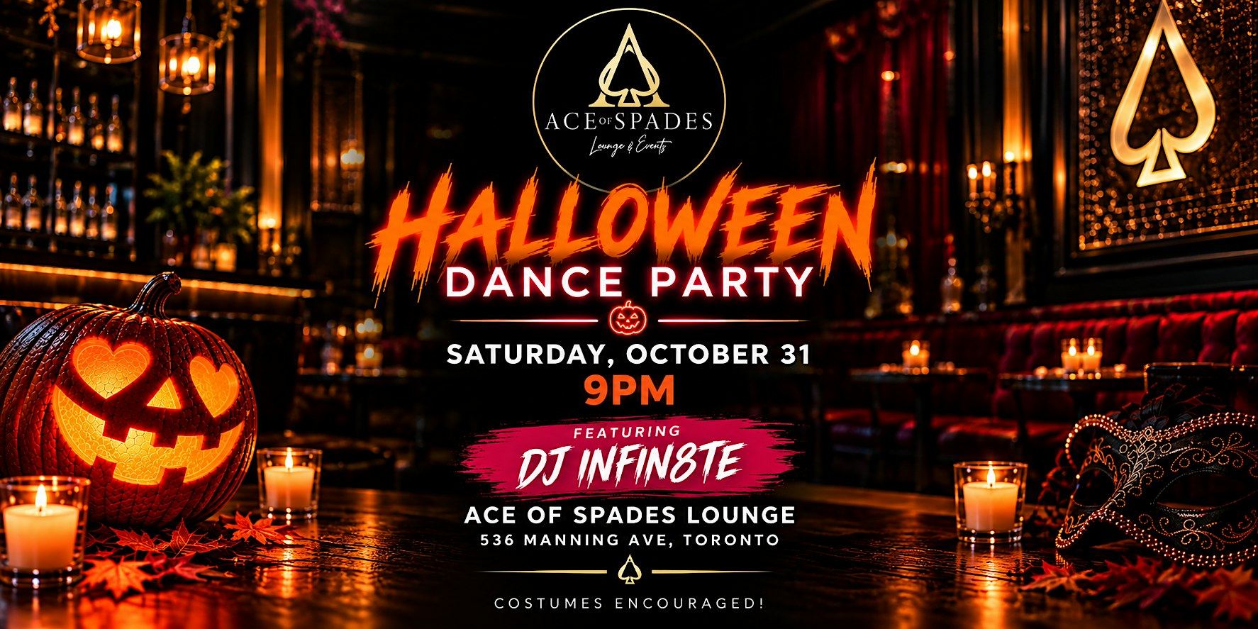 Ace of Spades Halloween Dance Party