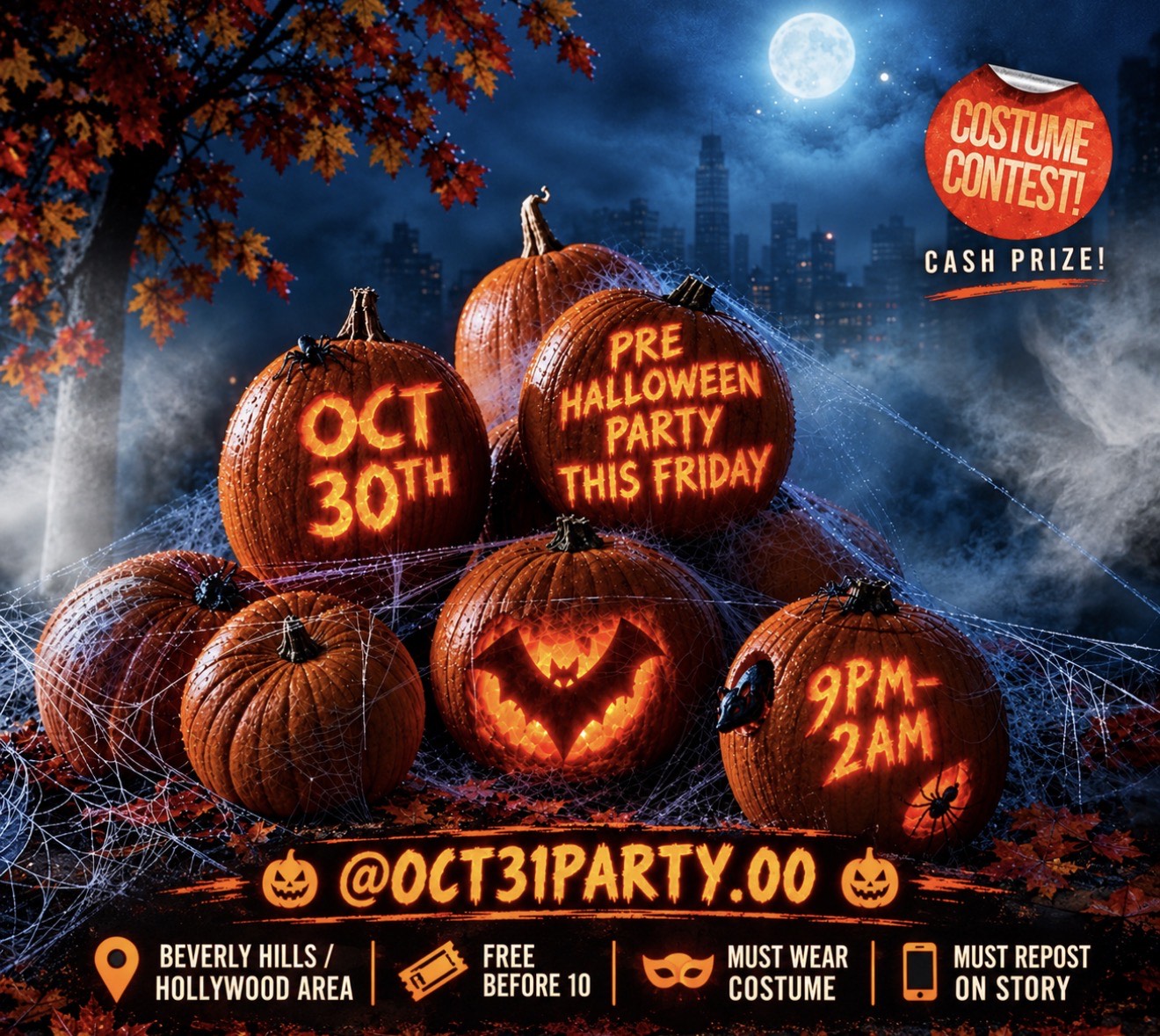 HALLOWEEN 30 FREE PARTY🎃