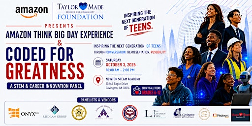 Amazon Think Big Day Experience + Coded For Greatness STEM Panel
