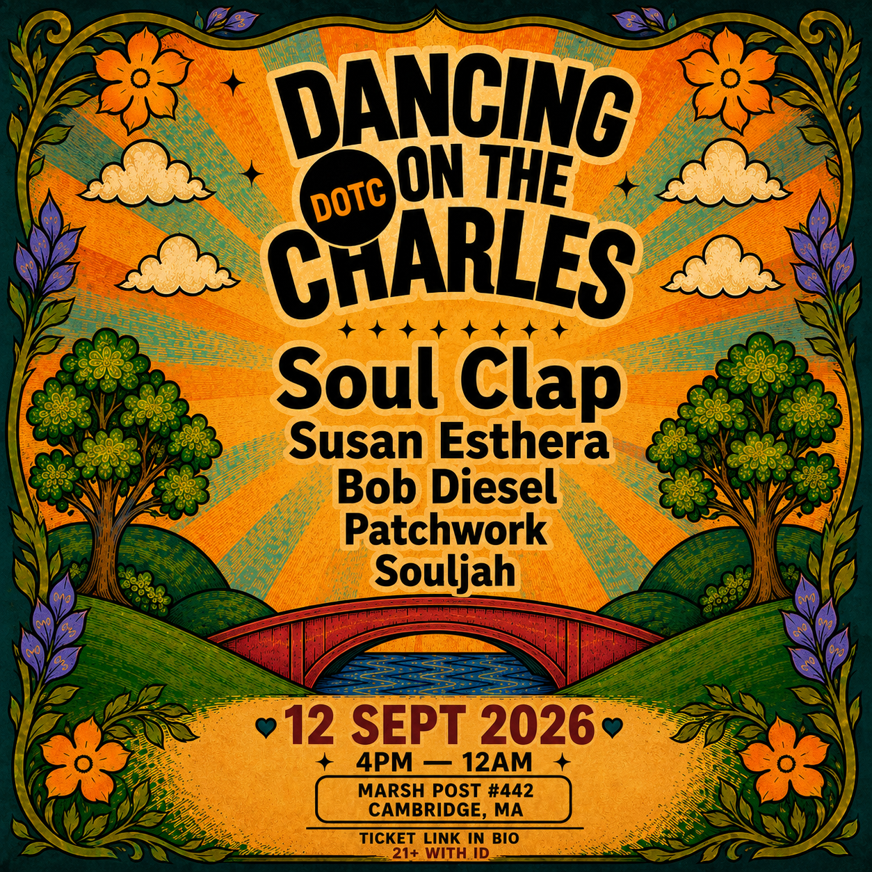 Dancing on the Charles - Soul Clap Edition - OUTDOOR DANCE PARTY
