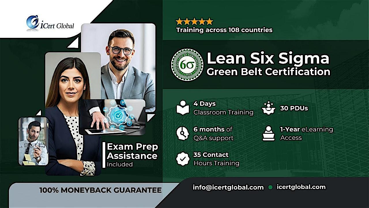 Lean Six Sigma Green Belt In-Person Training in Dallas, TX