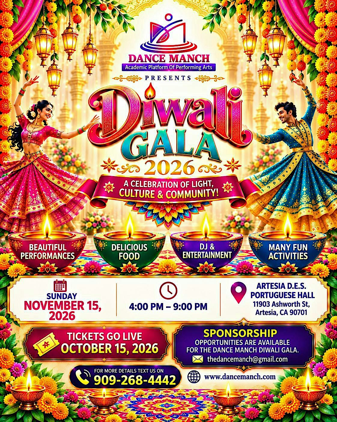 Dance Manch Diwali Gala 2026