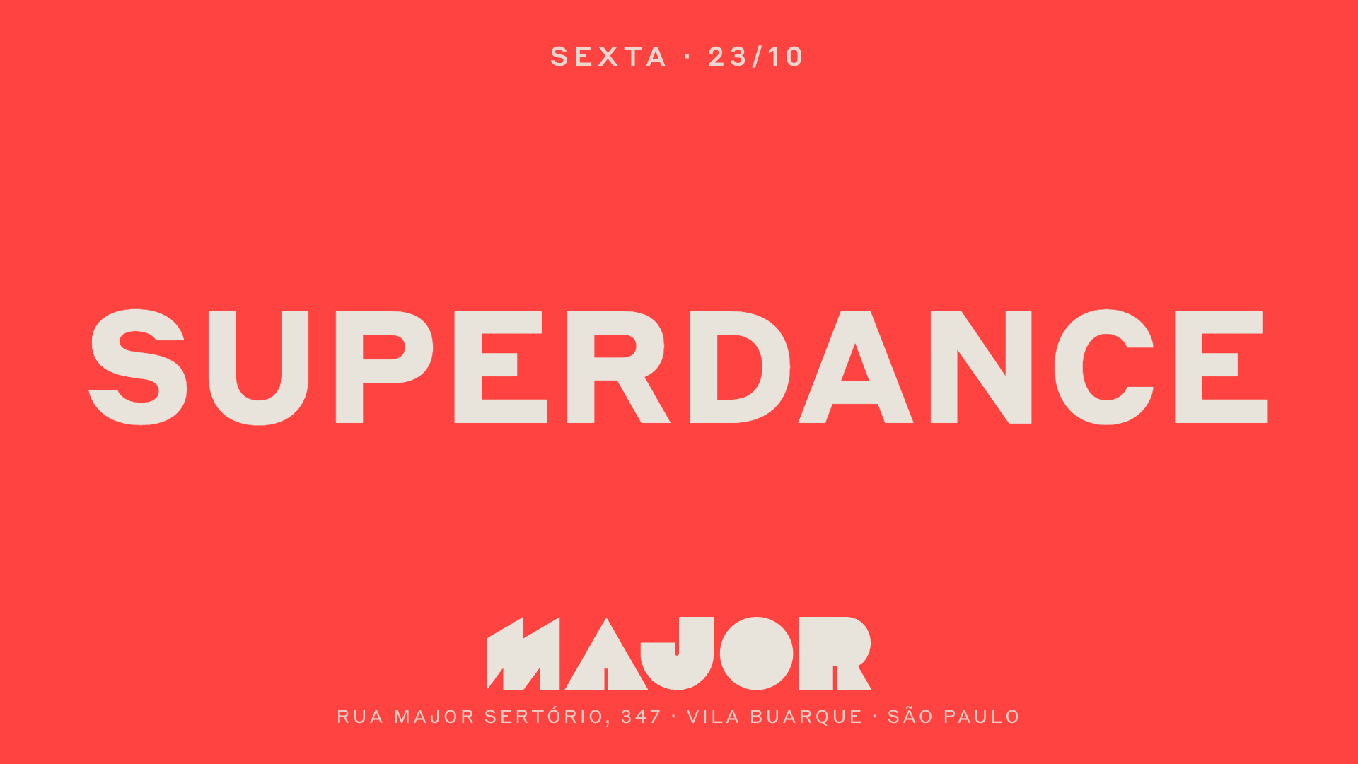 Major recebe SuperDance