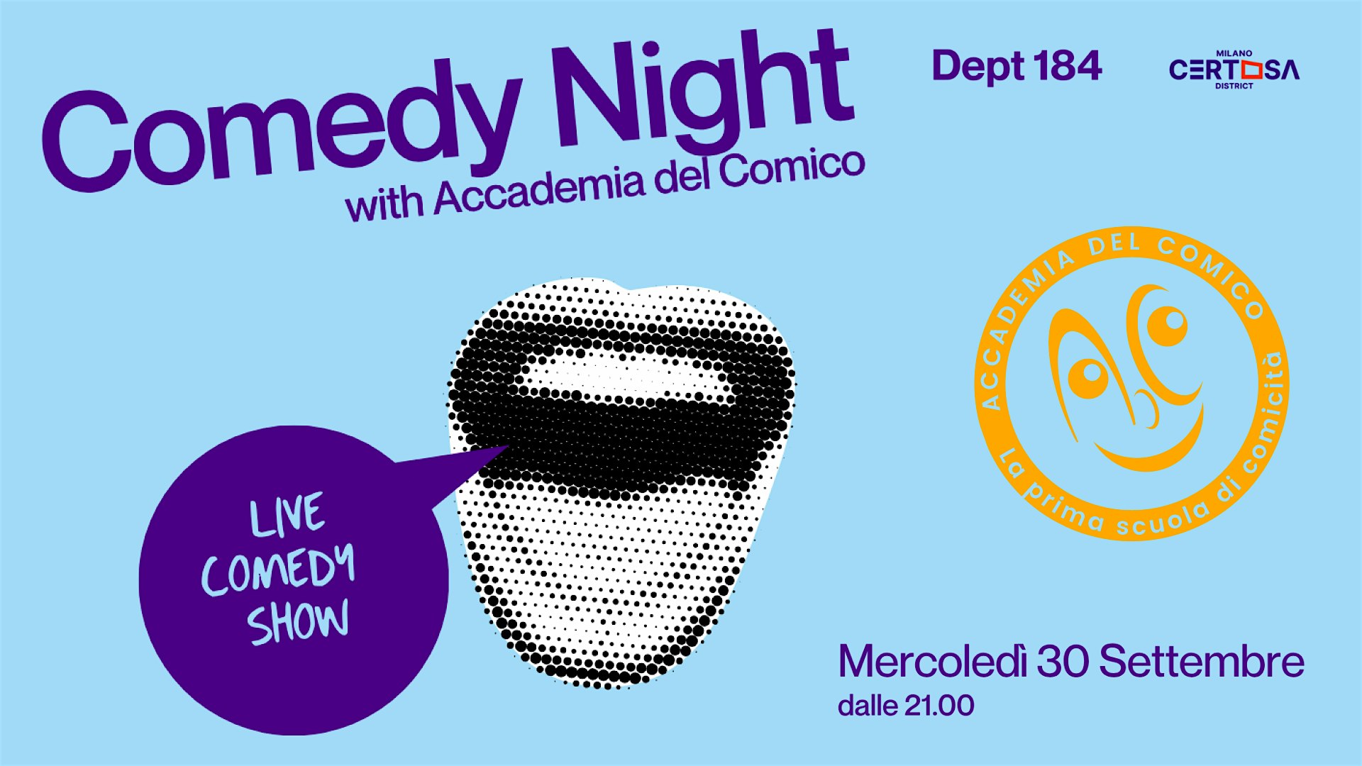 COMEDY NIGHT Live@Dept184