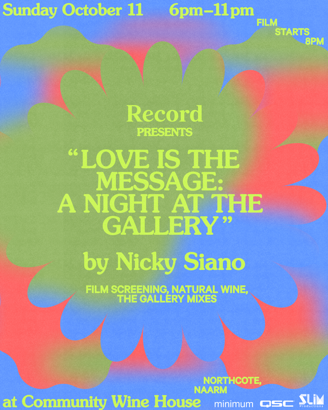 Record presents 'Love Is The Message: A Night at The Gallery' by Nicky Siano