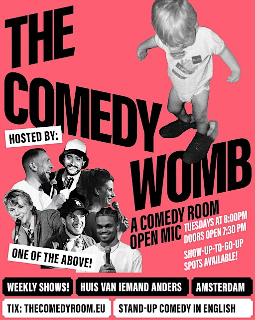 The Comedy Womb • A Comedy Room Open Mic • English Comedy in Amsterdam