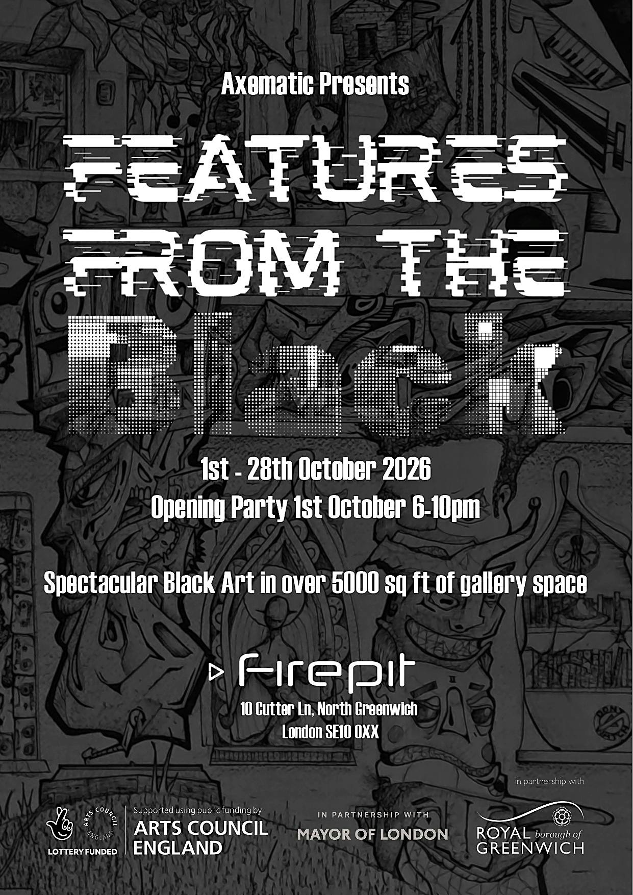 Features From The Black - Exhibition Opening Night