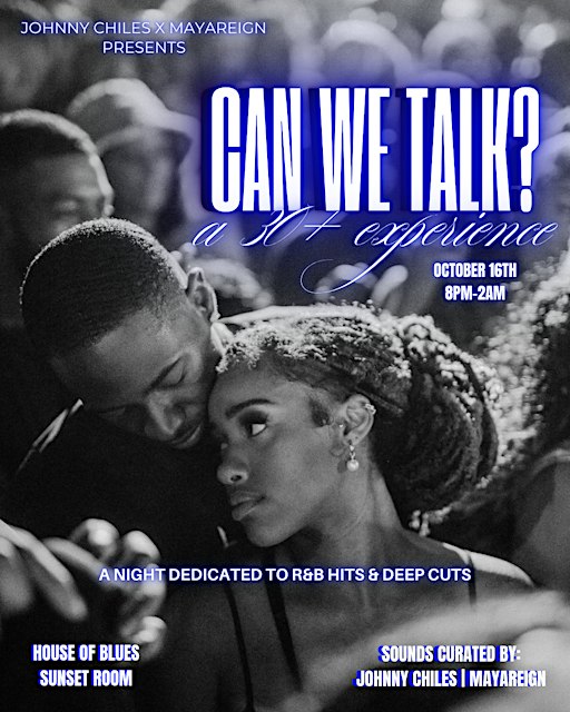 Can We Talk? A 30+ R&B Experience