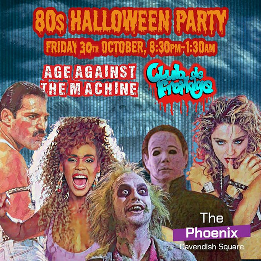 The 80s Halloween Party -30th Oct, 8:30pm  (18+)