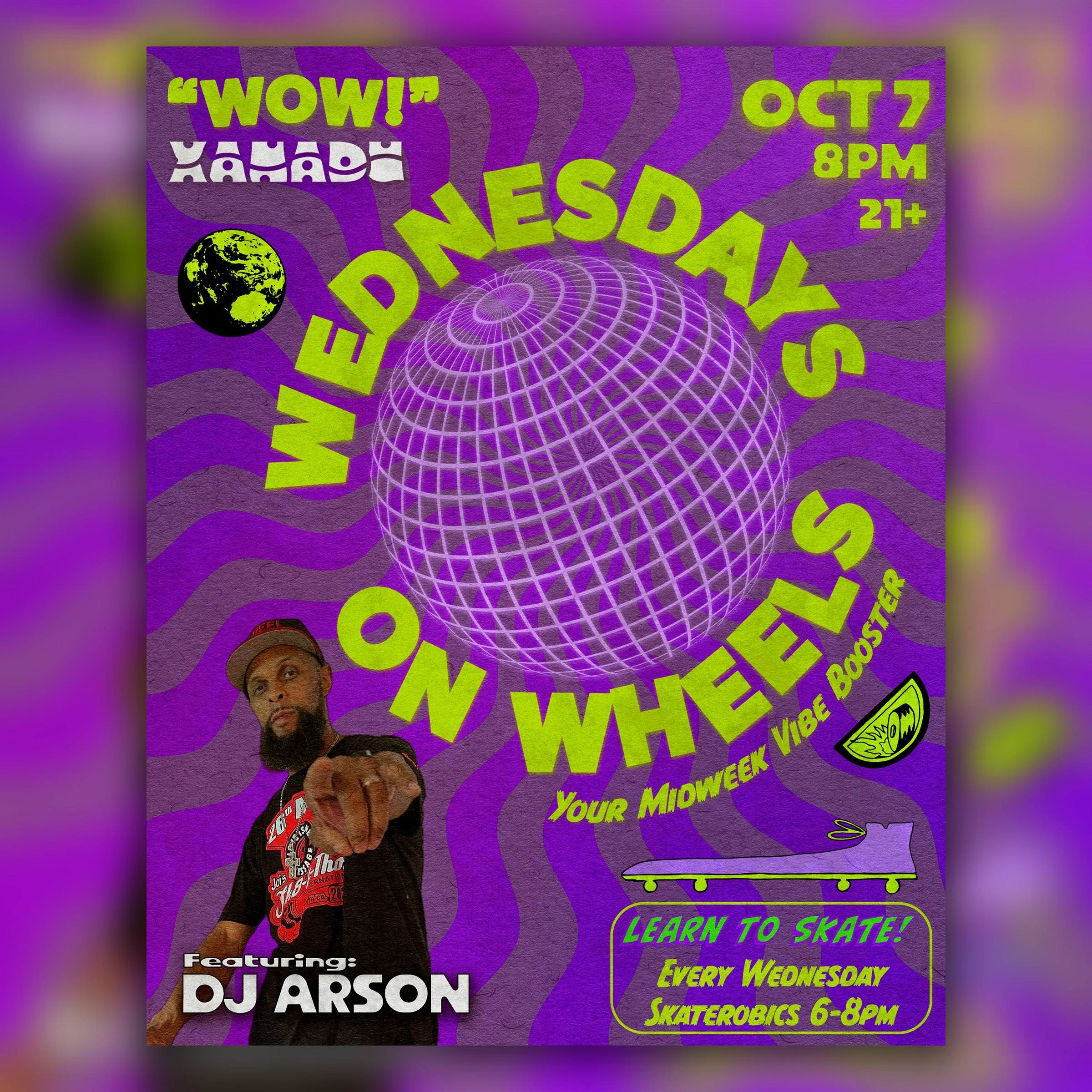 Wednesday on Wheels ft. DJ Arson (skate)
