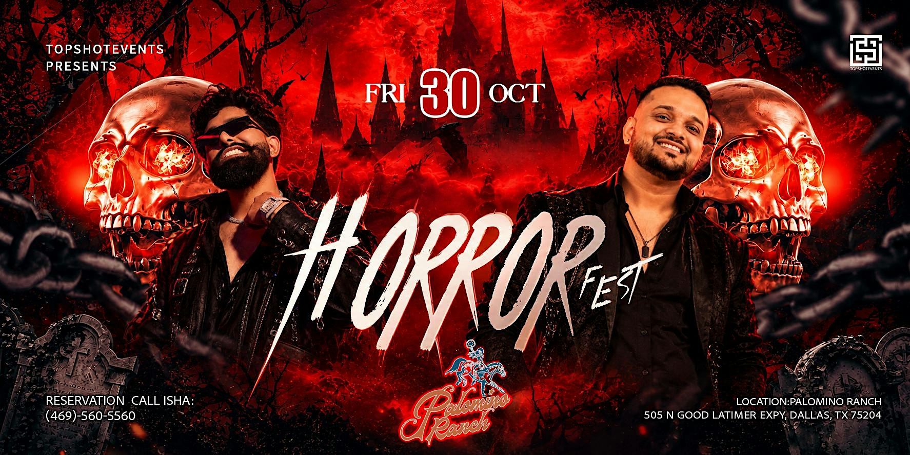 HORROR FEST Dallas 2026 | Bollyween Party at Palomino Ranch- Dallas