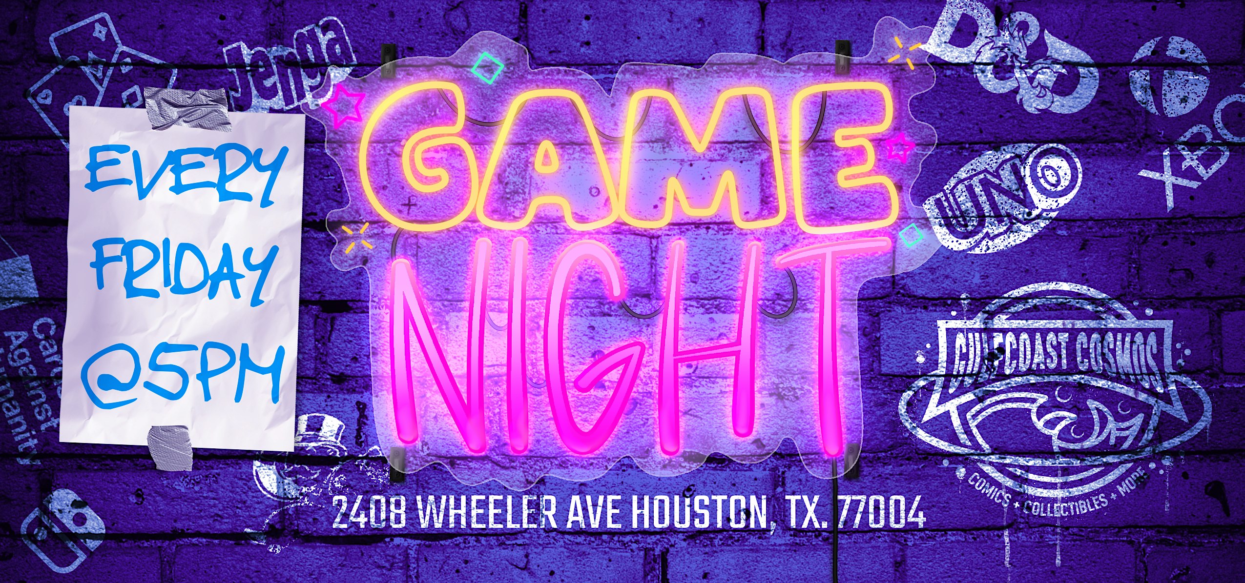GAME NIGHT (EVERY FRIDAY)