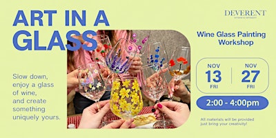 Art in a Glass | Wine Glass Painting & Cocktails in Shanghai