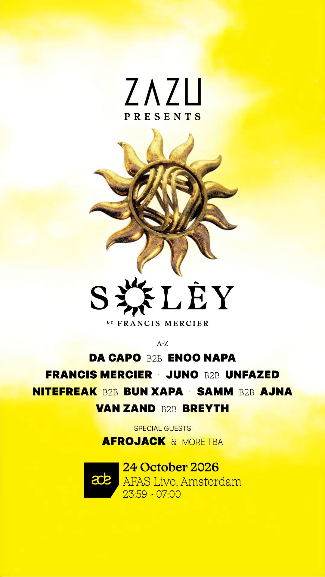 ZAZU presents: SOLÈY by Francis Mercier