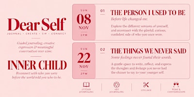 Dear Self Workshop: Inner Child | Guided Journaling, Art & Wine in Shanghai