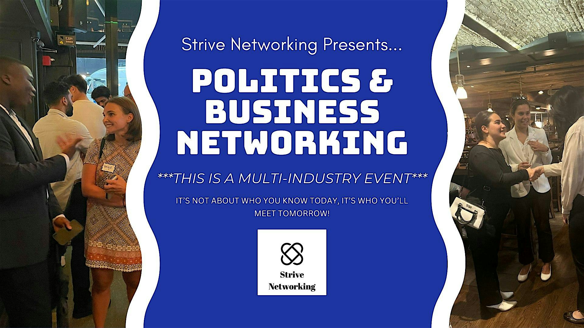 Politics and Business Networking | Elevating Your Potential - Seattle