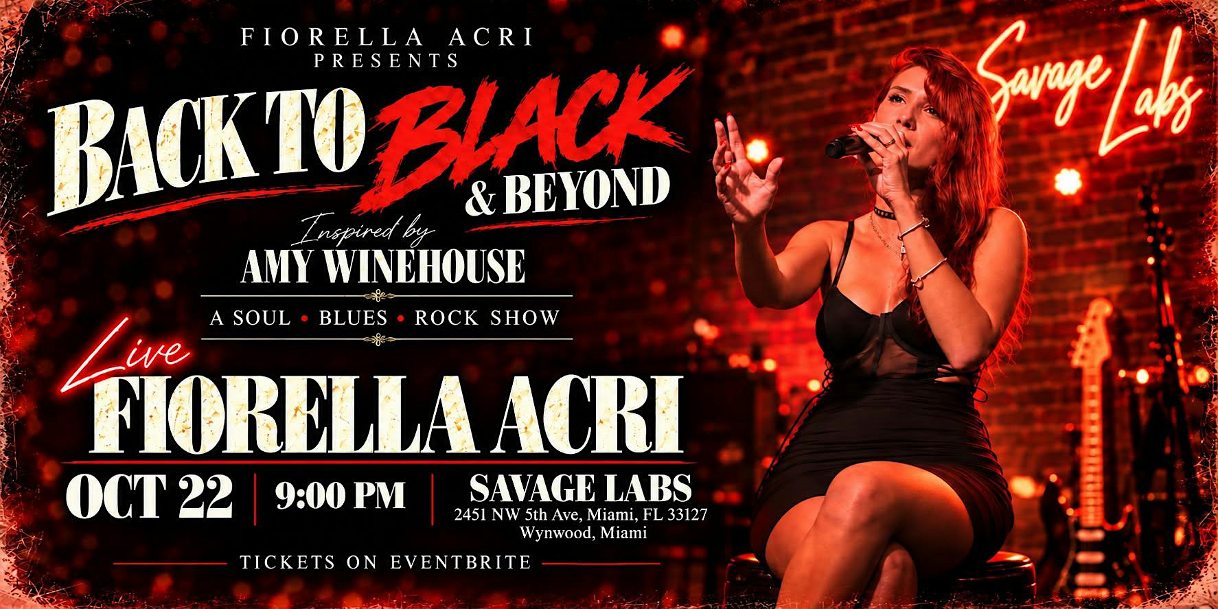 Back to Black & Beyond - Amy Winehouse by Fiorella Acri