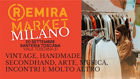 Remira Vintage Market in Santeria 20 settembre