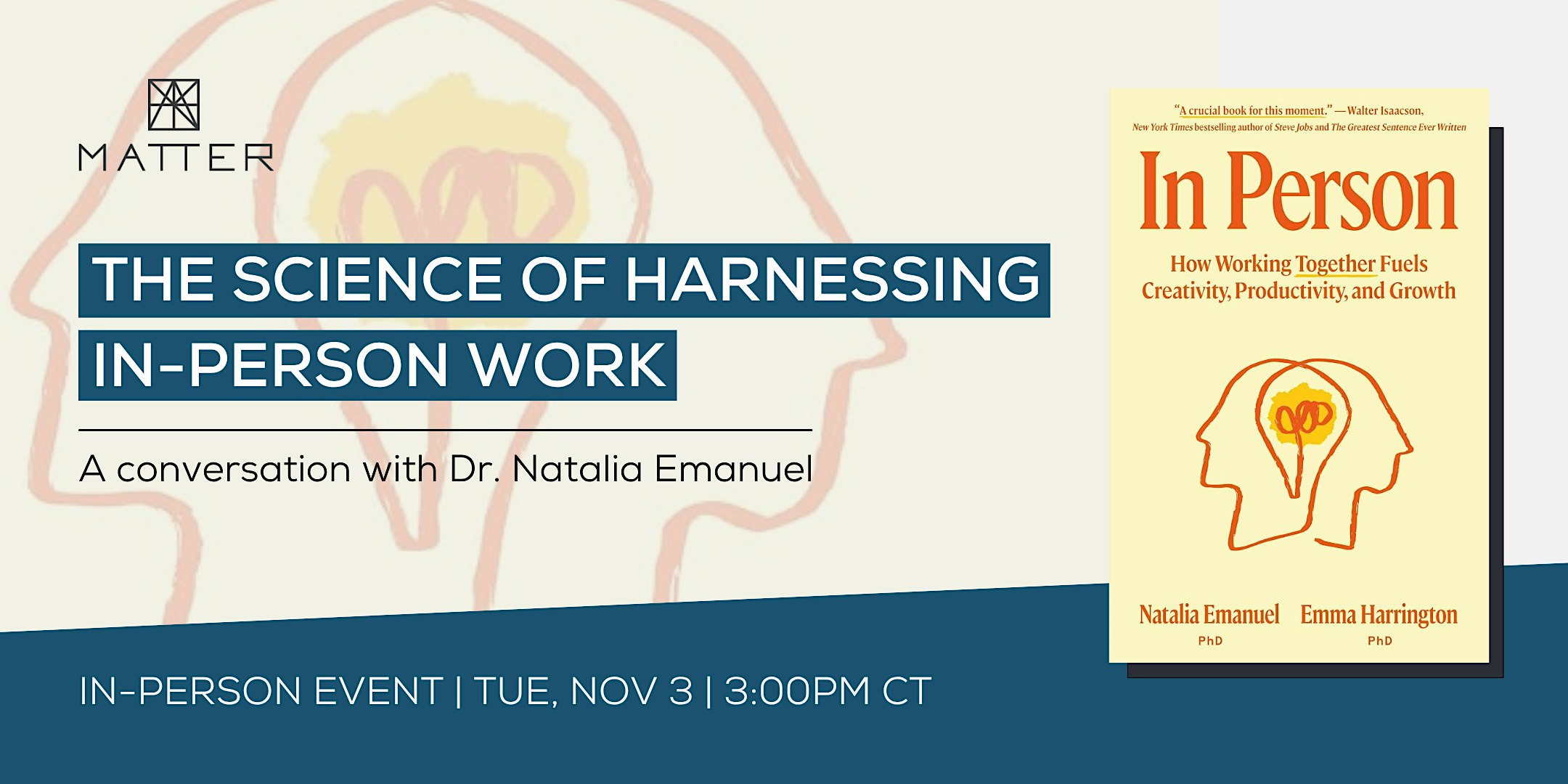 The Science of Harnessing In-Person Work: A Book Talk with Natalia Emanuel