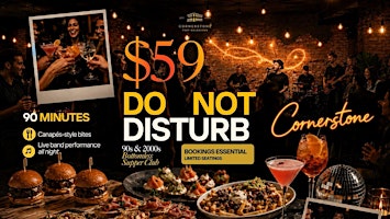 $59 Bottomless Drinks, Food & Live Band
