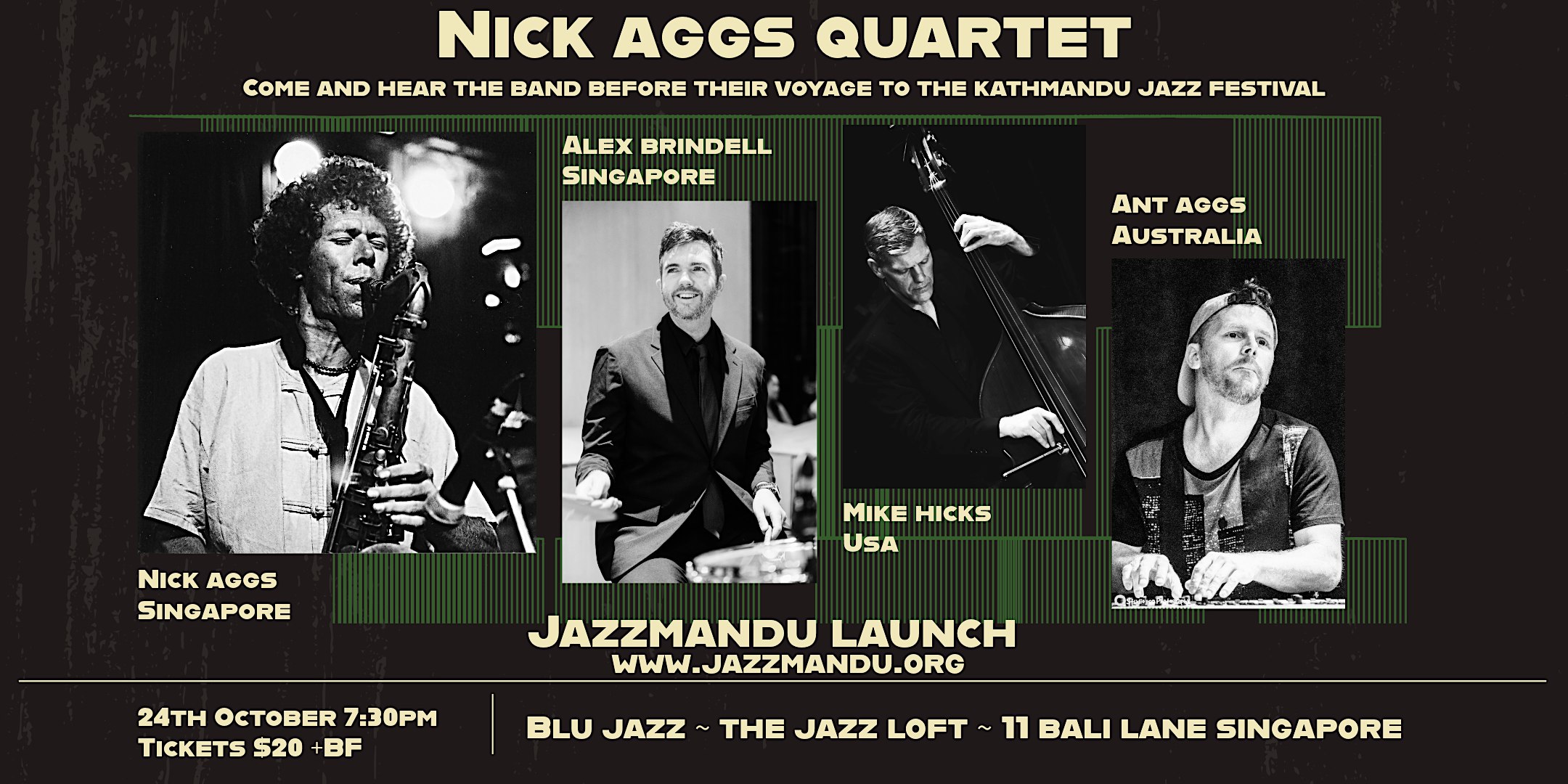 Nick Aggs Quartet @ The Jazz Loft