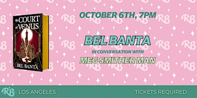 Bel Banta LA Book Event for The Court of Venus