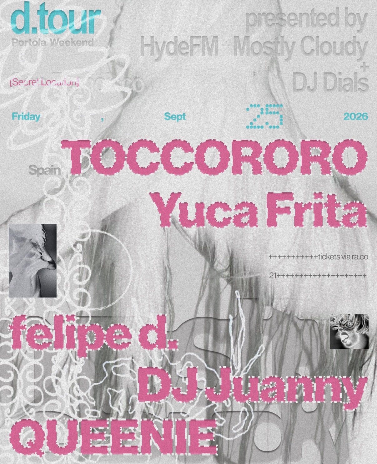 Mostly Cloudy, HydeFM & DJ Dials present: d.tour with TOCCORORO (Spain)