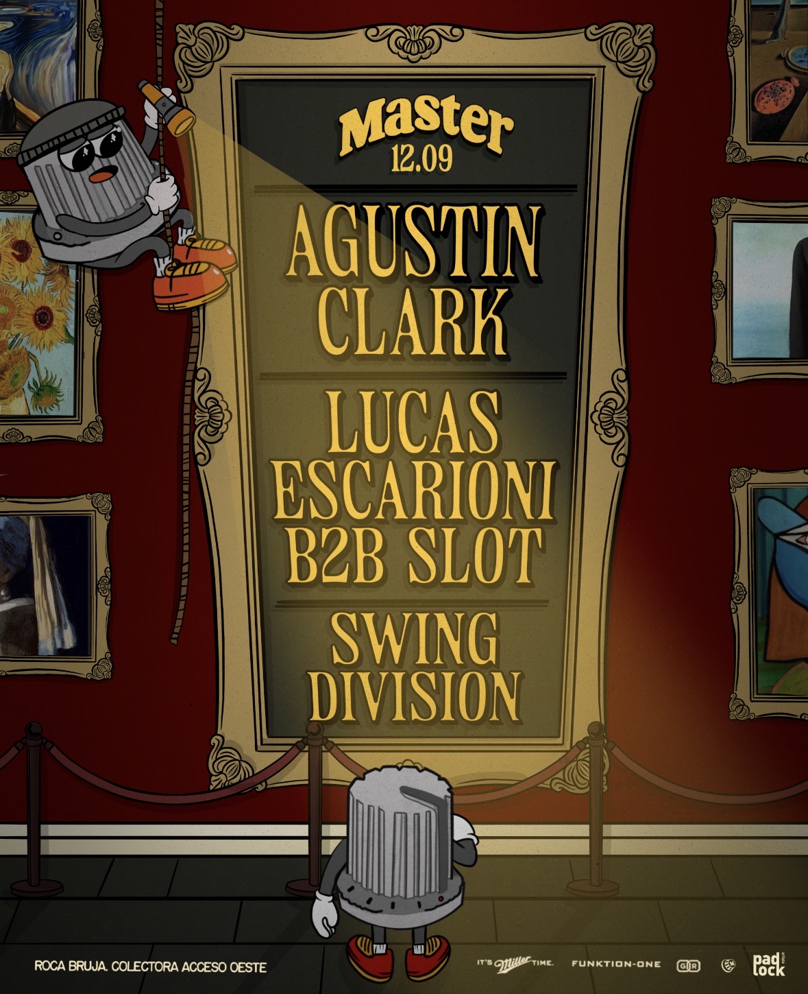 MASTER pres. Agustin Clark, Lucas Escarioni, Slot, Swing Division