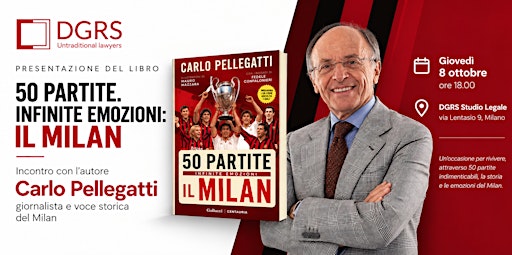 “50 partite. Infinite emozioni: il Milan” di Carlo Pellegatti