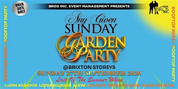 AGS “End of Summer” Garden Party - Sunday 27th Sep 2026
