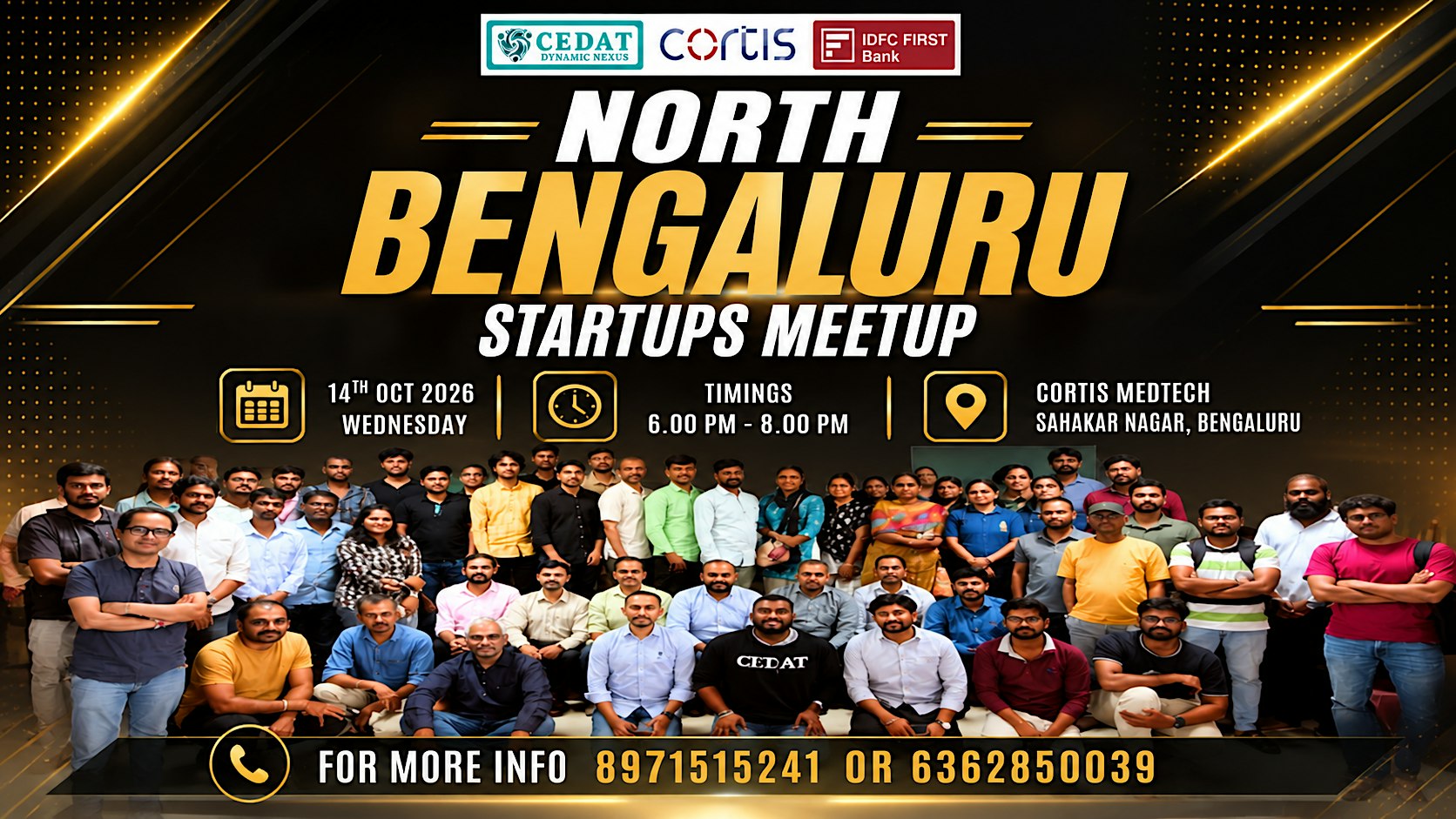 North Bengaluru Startups Meetup by CEDAT