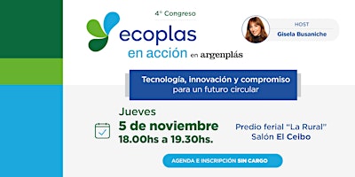 4° Congreso ECOPLAS en Acción - 05/11 - La Rural