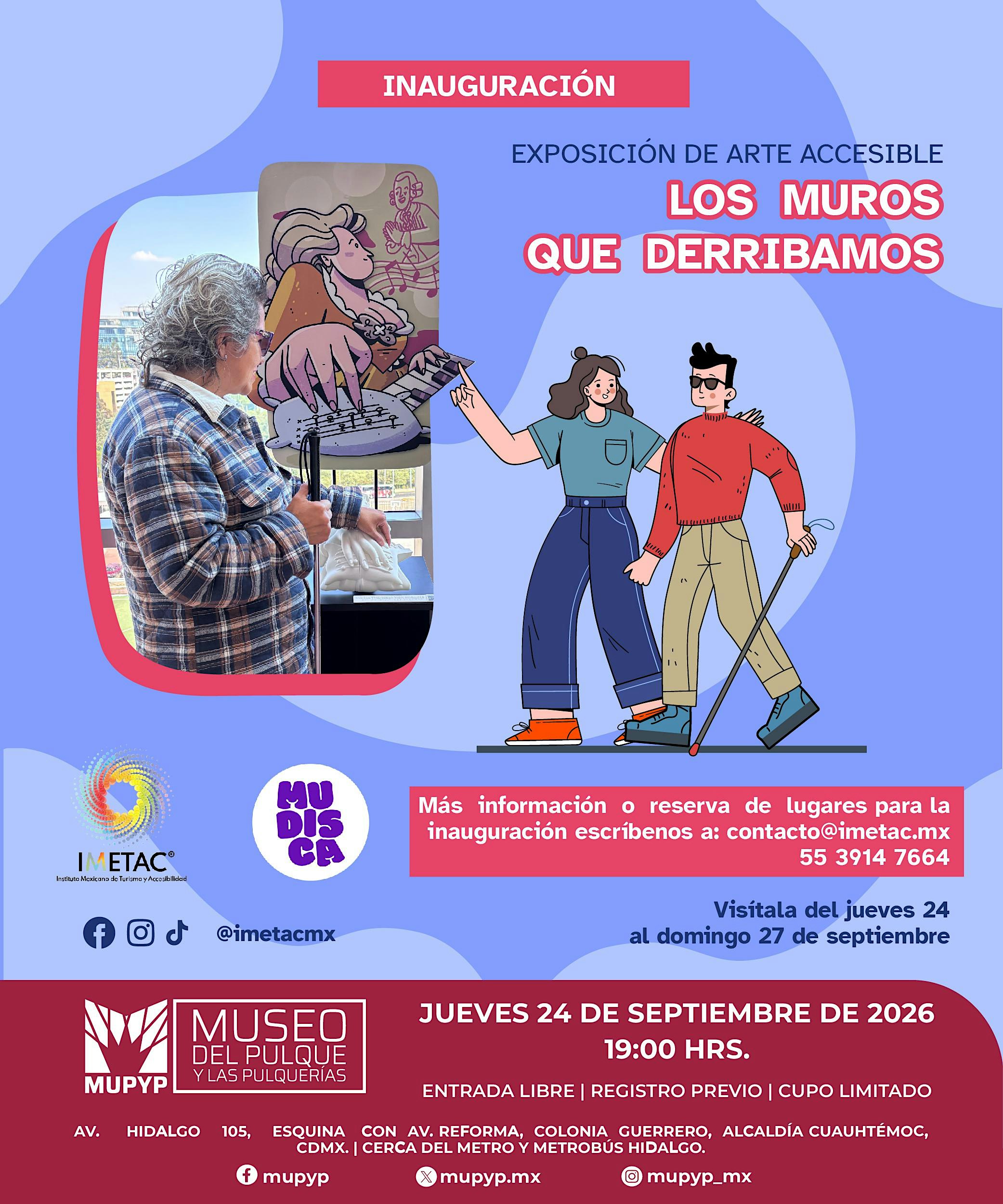 INAUGURACIÓN EXPOSIÓN DE ARTE ACCESIBLE "LOS MUROS QUE DERRIBAMOS"