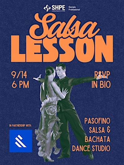 Salsa lesson with SHPE