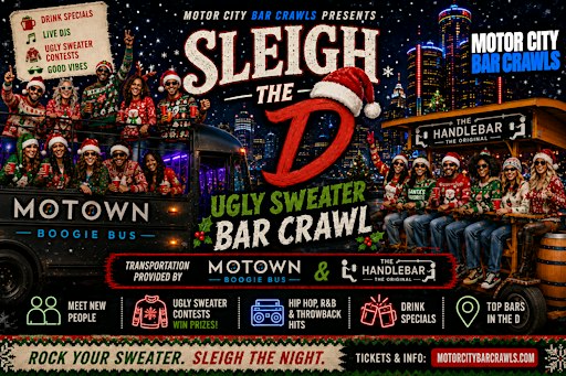 Sleigh the D: Ugly Sweater Bar Crawl