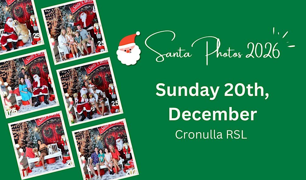 2026 SANTA PHOTOS - CRONULLA RSL (December 20th)