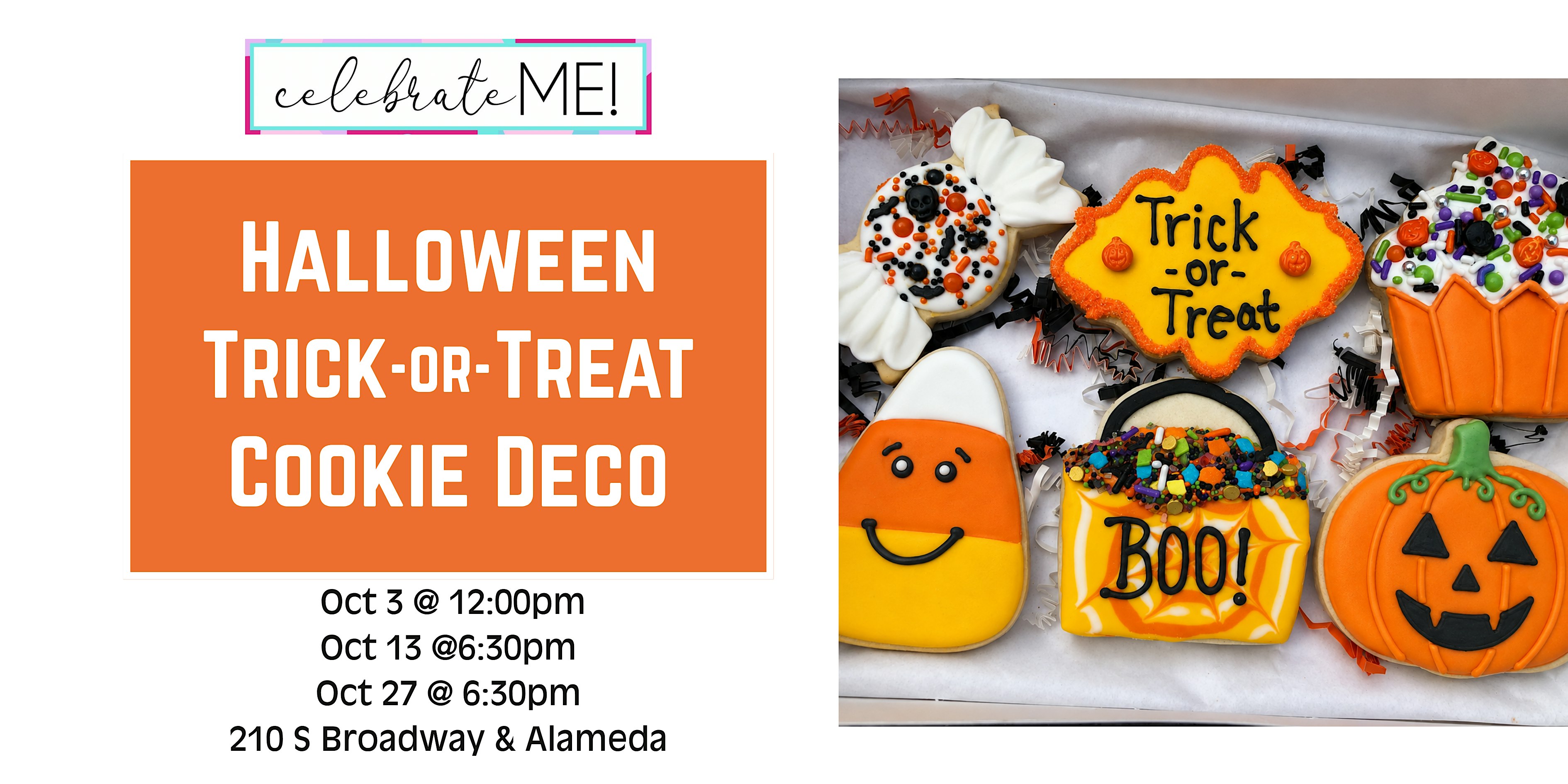 Halloween Trick or Treat Cookie Decorating
